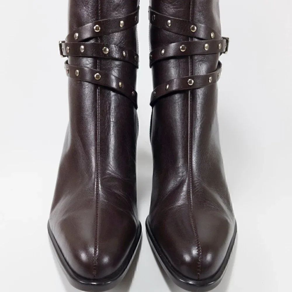 A Marinelli Healed Leather Boots - Size 7.5M - Picture 3 of 14